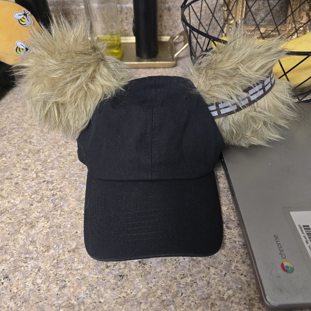 Disney Black Cap with Faux Fur Ears